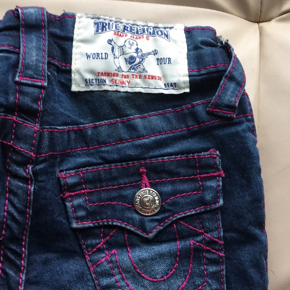 True Religion jeans, size 4 girls